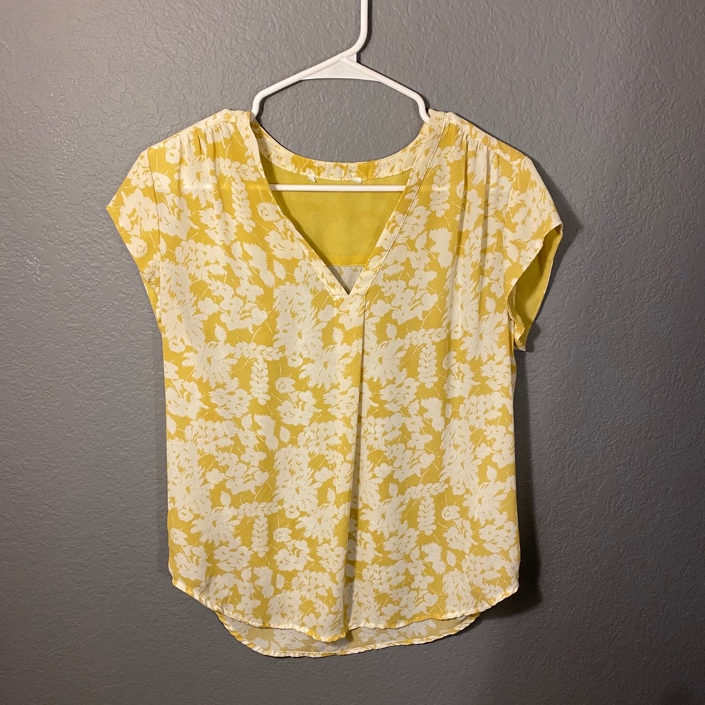 Yellow blouse